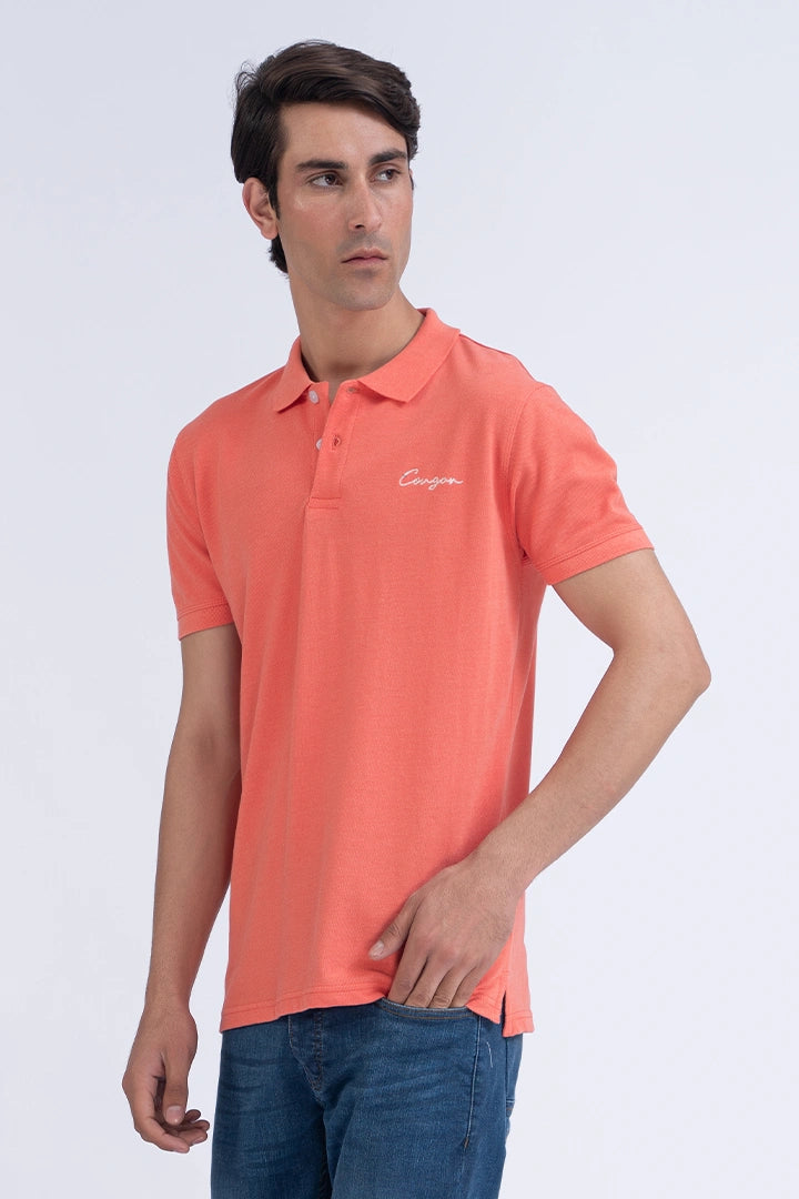Coral Pink Polo