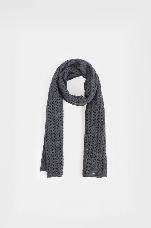 Pointelle Knit Scarf