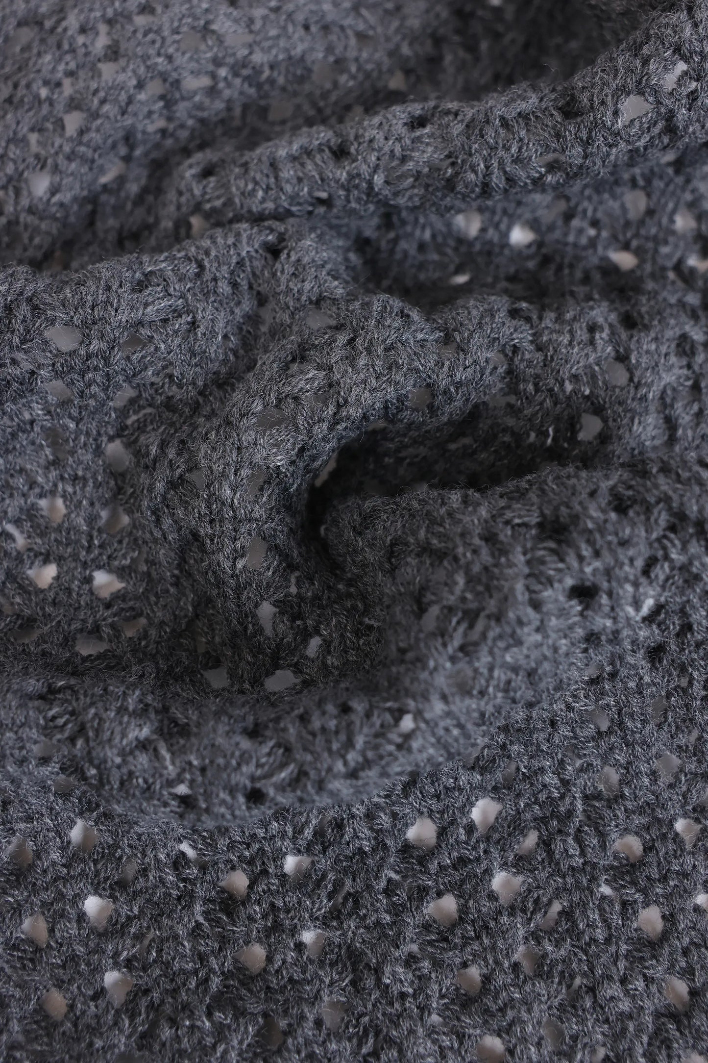 Pointelle Knit Scarf