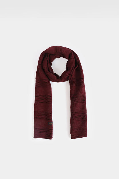 Textured Knit Scarf