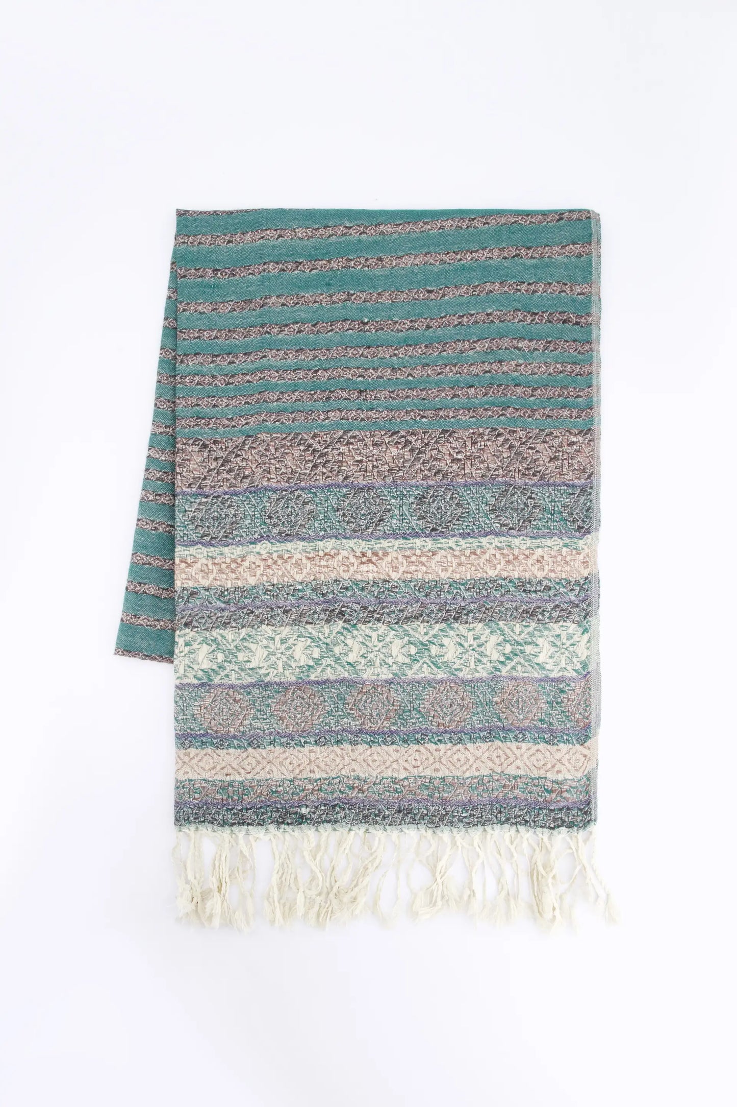 Striped Jacquard Scarf - Cougar Clothing