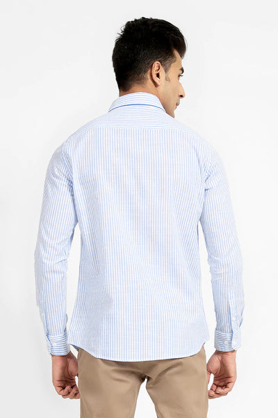 Blue Lining Regular Fit Casual Shirt