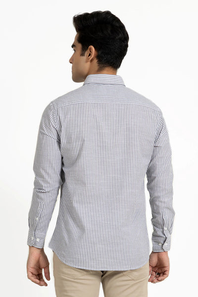 Grey Lining Regular Fit Casual Shirt