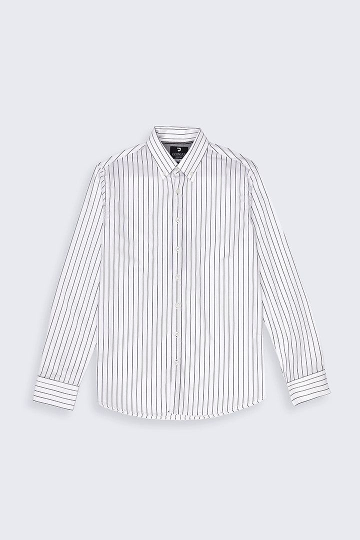 Contrast Lined Smart Fit Casual Shirt