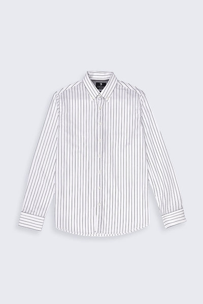 Contrast Lined Smart Fit Casual Shirt