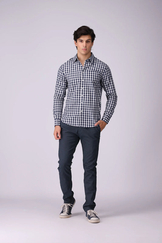 Regular Fit Checkered Shirt - Cougar Clothing