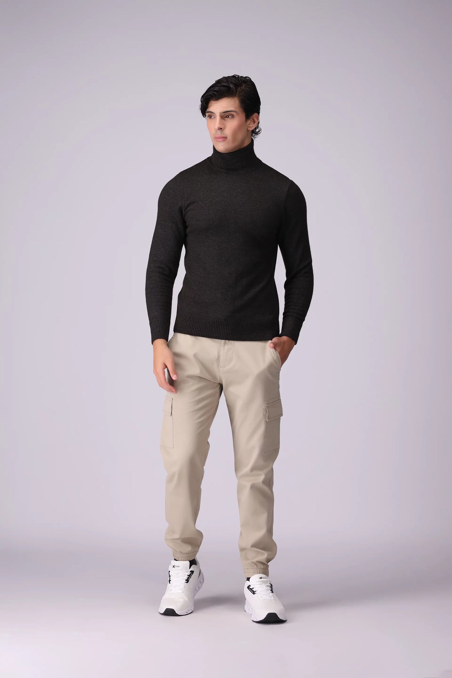 Turtleneck Plush Sweater - Cougar Clothing
