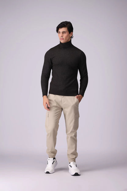 Turtleneck Plush Sweater - Cougar Clothing