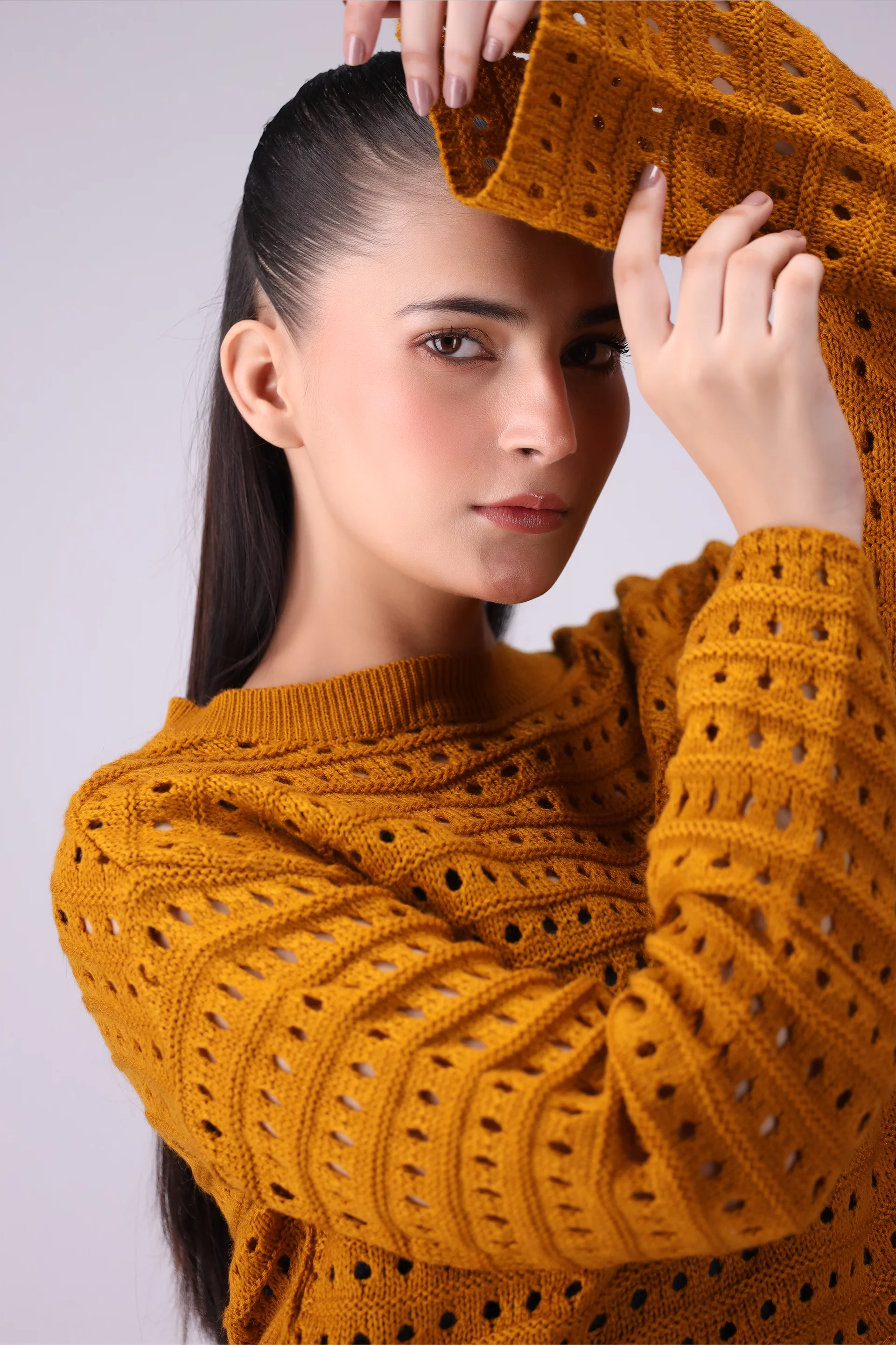 Crochet Knit Sweater