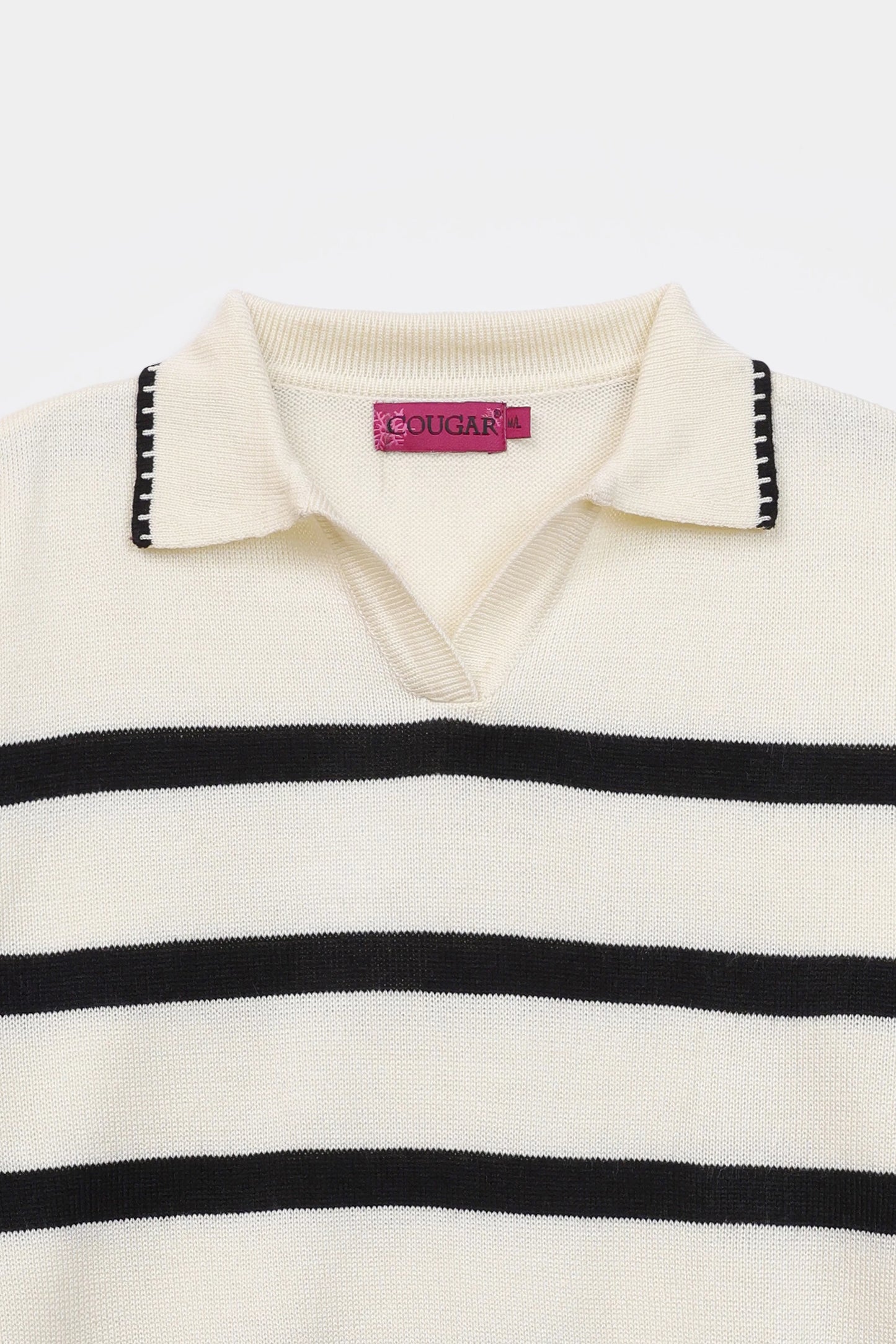 Striped Knit Sweater - Cougar Clothing