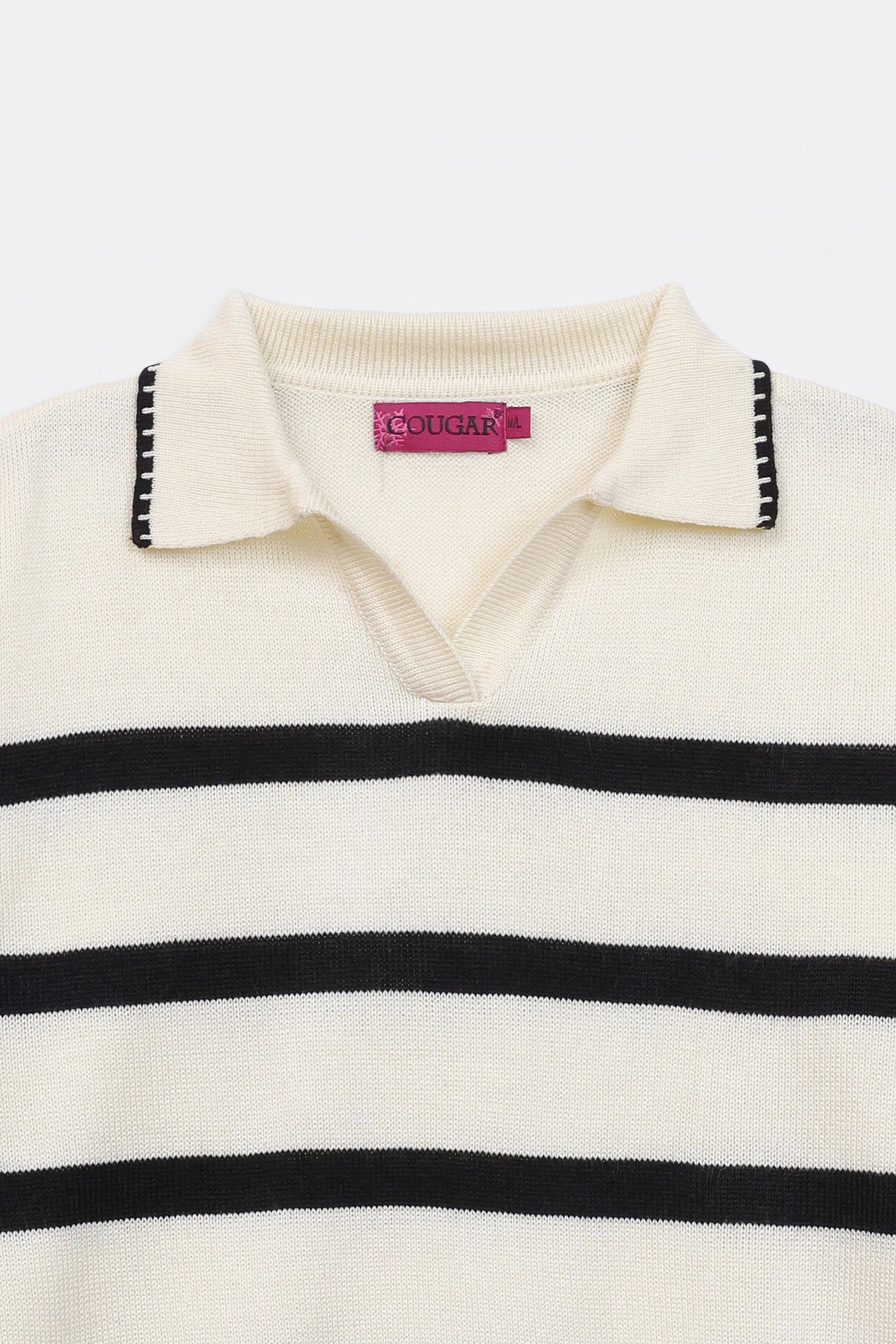 Striped Knit Sweater - Cougar Clothing
