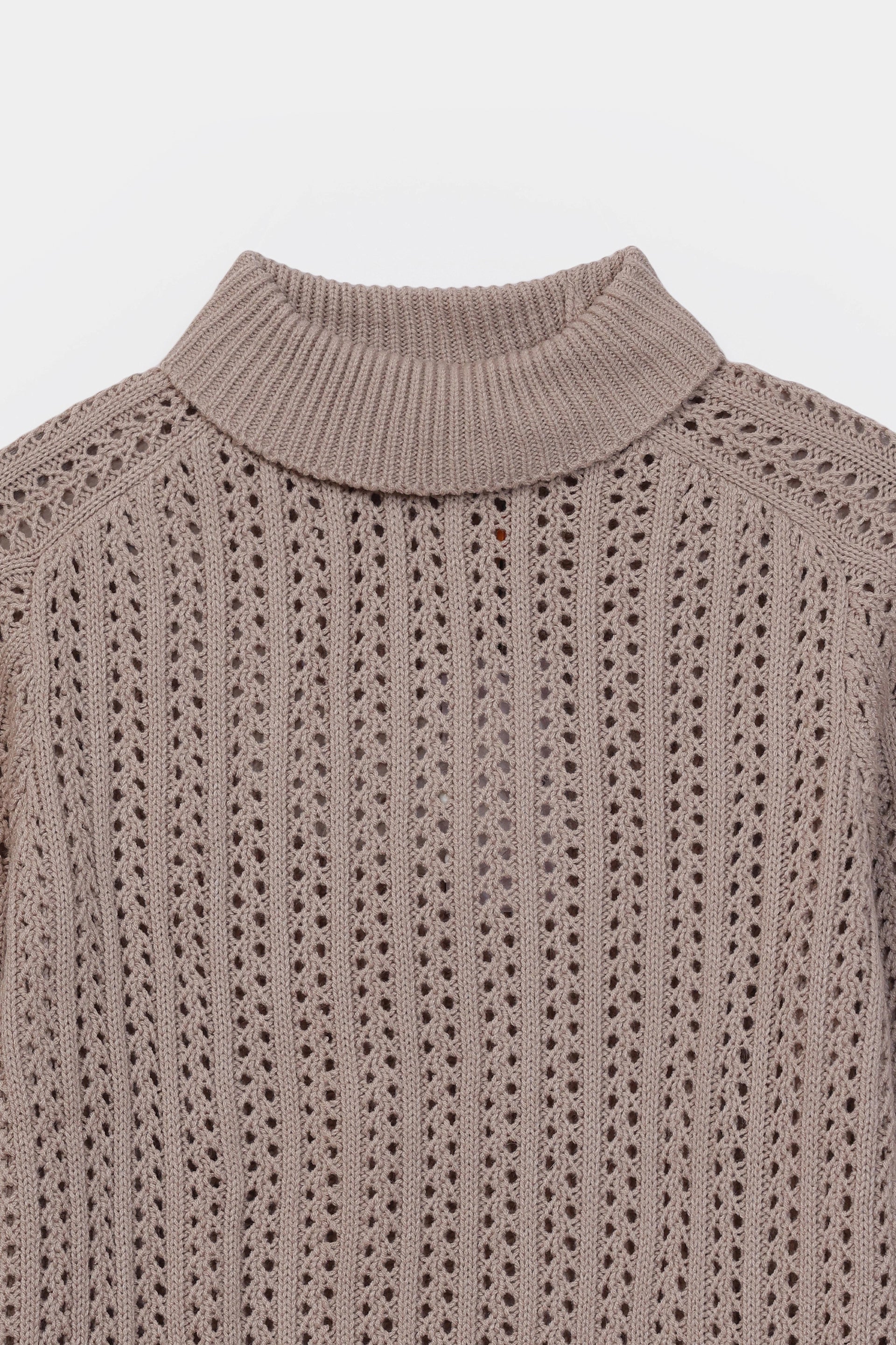 Crochet Knit Sweater - Cougar Clothing