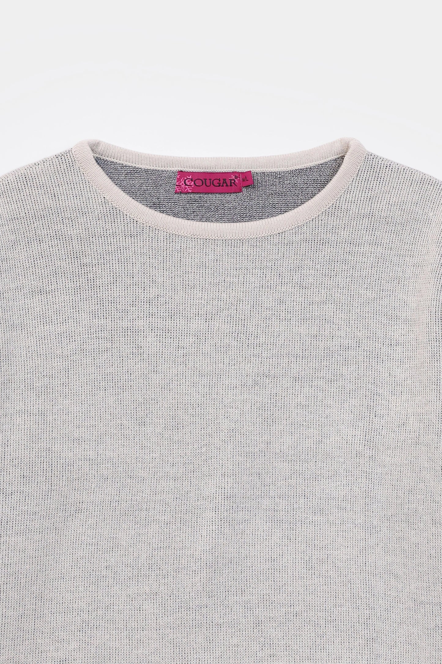 Cropped Jacquard Sweater - Cougar Clothing