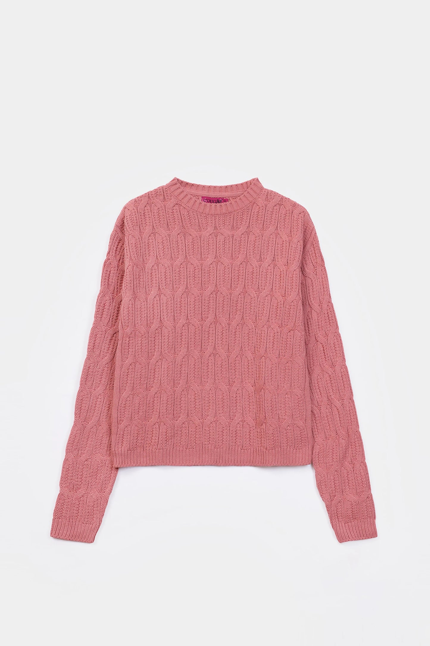 Cable Knit Sweater - Cougar Clothing