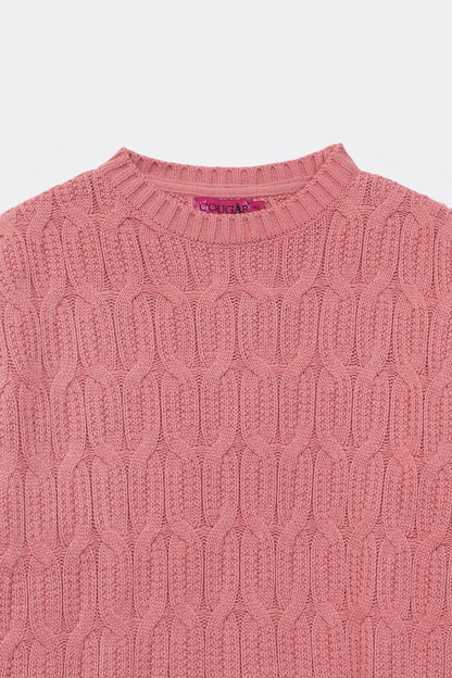 Cable Knit Sweater - Cougar Clothing