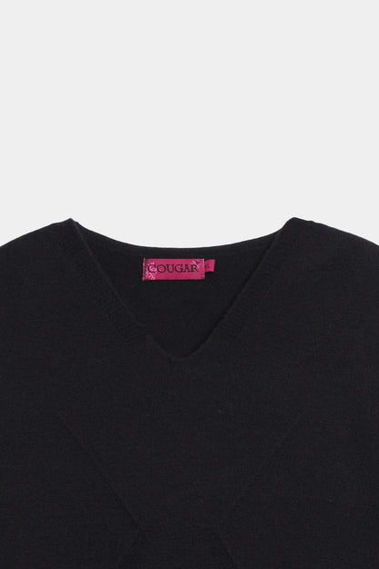 Sweater With Knit Lines