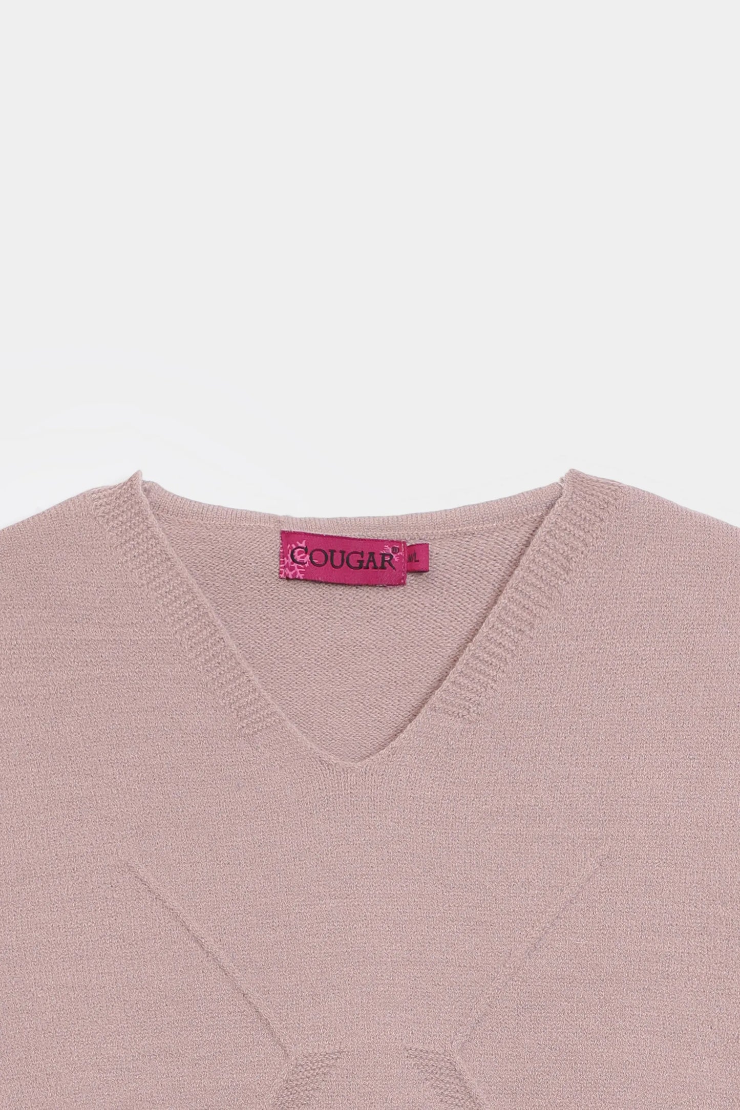 Sweater With Knit Lines