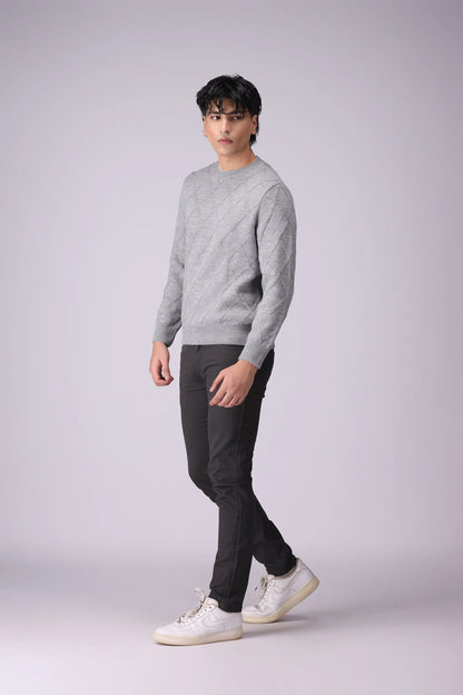 Diamond Pattern Sweater - Cougar Clothing