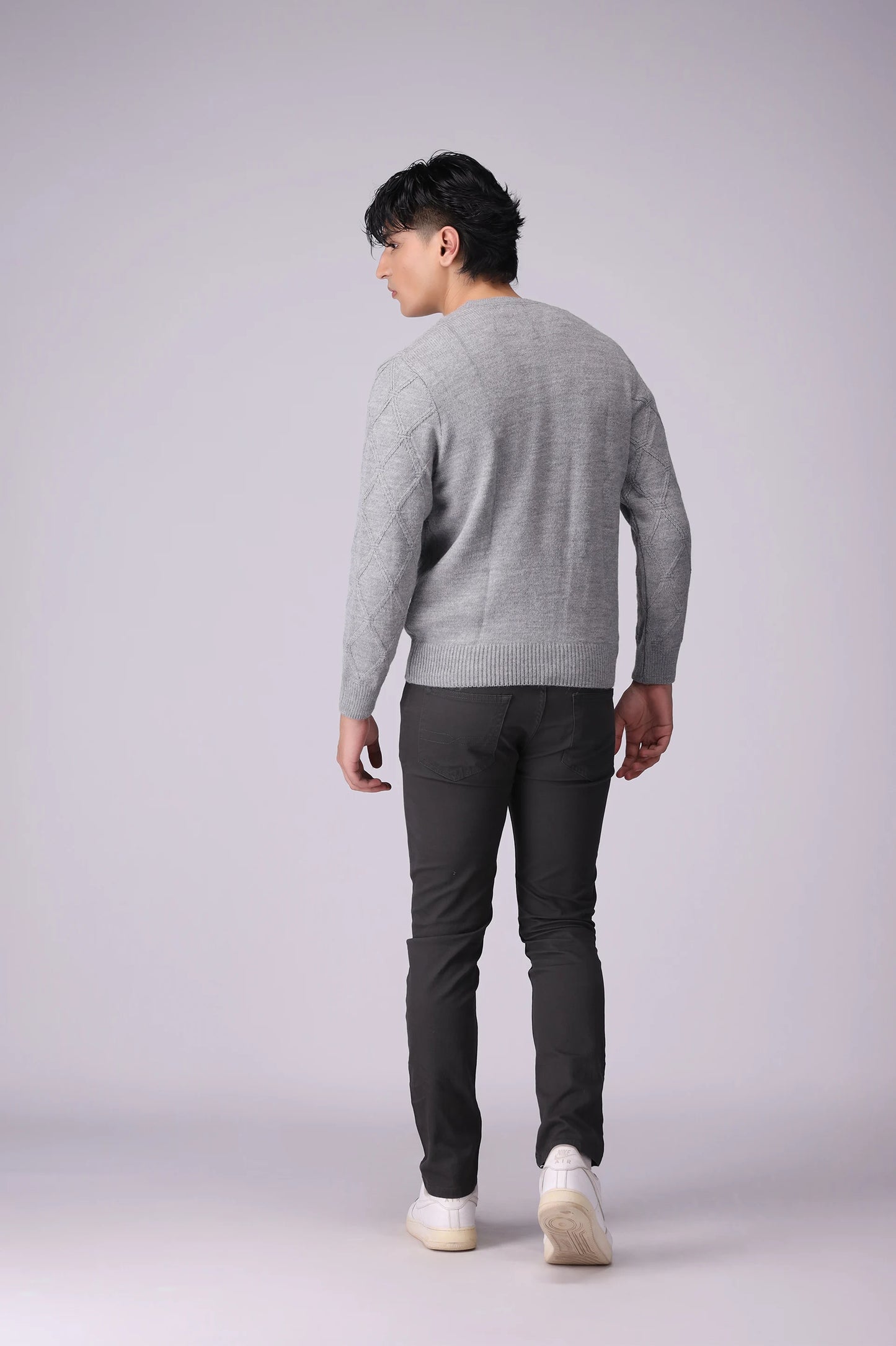 Diamond Pattern Sweater - Cougar Clothing