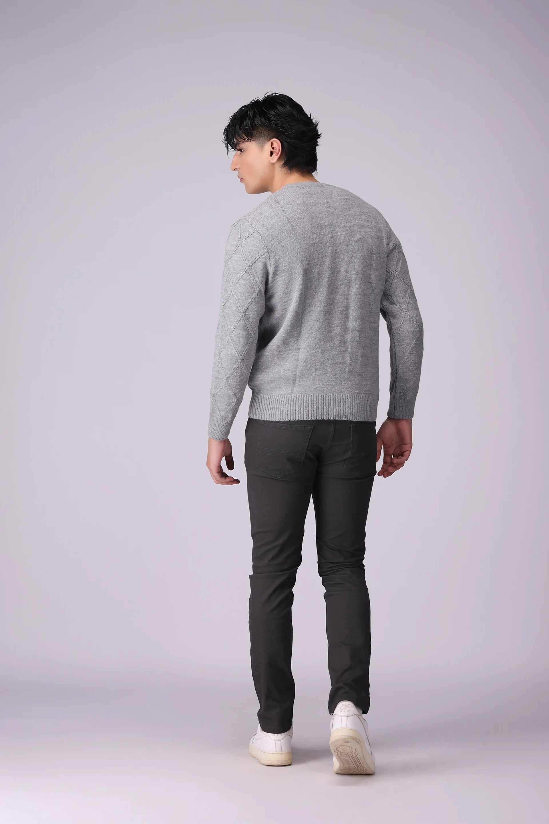 Diamond Pattern Sweater - Cougar Clothing