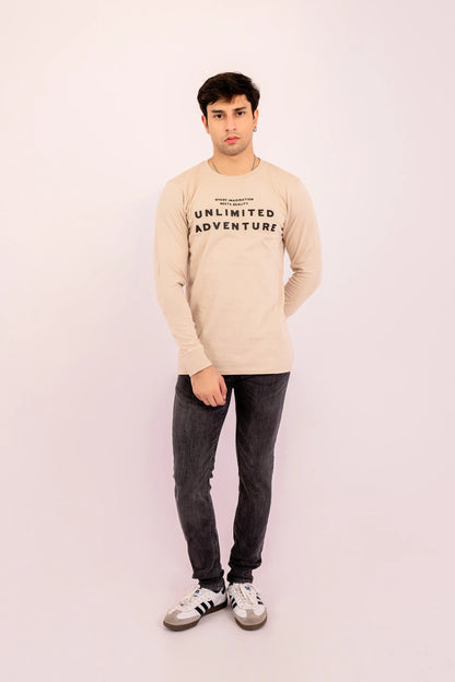 Slogan Printed T-Shirt - Cougar Clothing