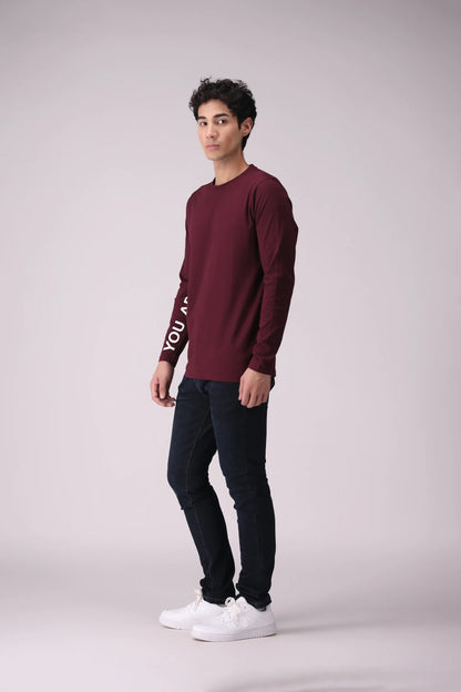 Text Printed T-Shirt - Cougar Clothing