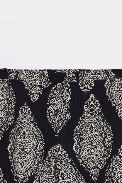 Printed Viscose Blend Trousers - Cougar Clothing