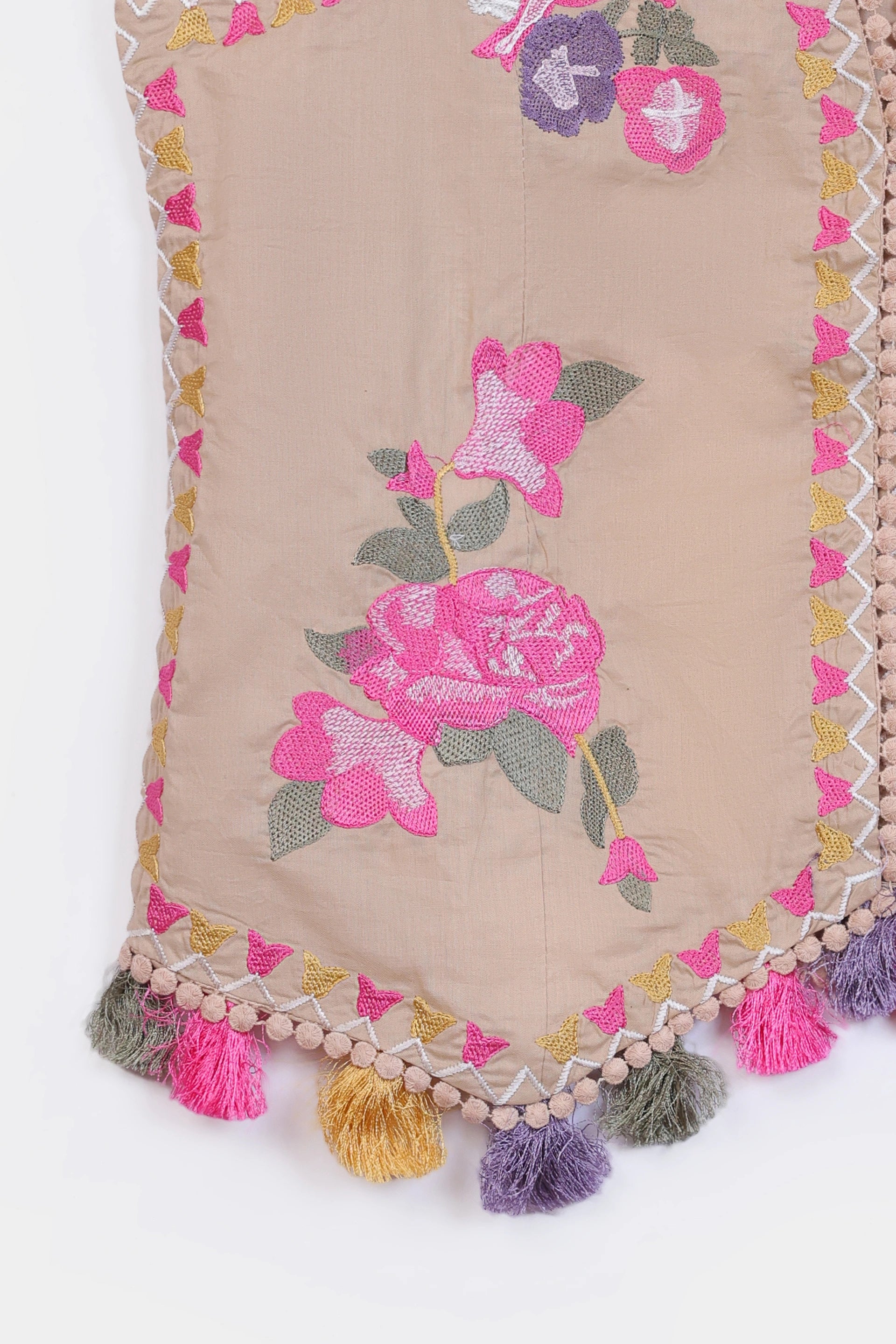 Cropped Embroidered Vest - Cougar Clothing