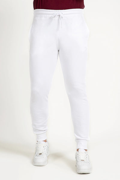 White Skinny Fit Joggers