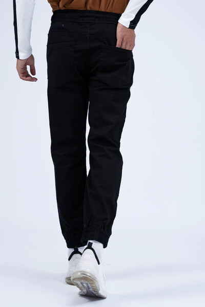 Black Slim Fit Jogger Pants