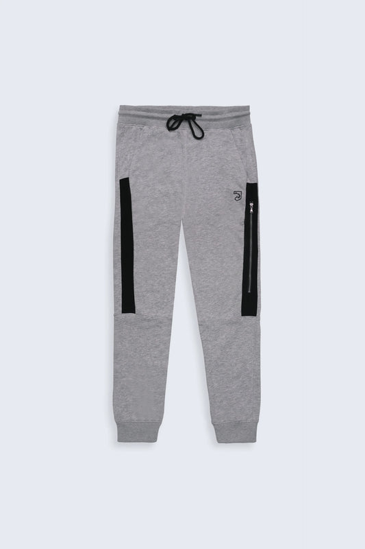 Half Zipper Striped Jogger Pants - Cougar Clothing