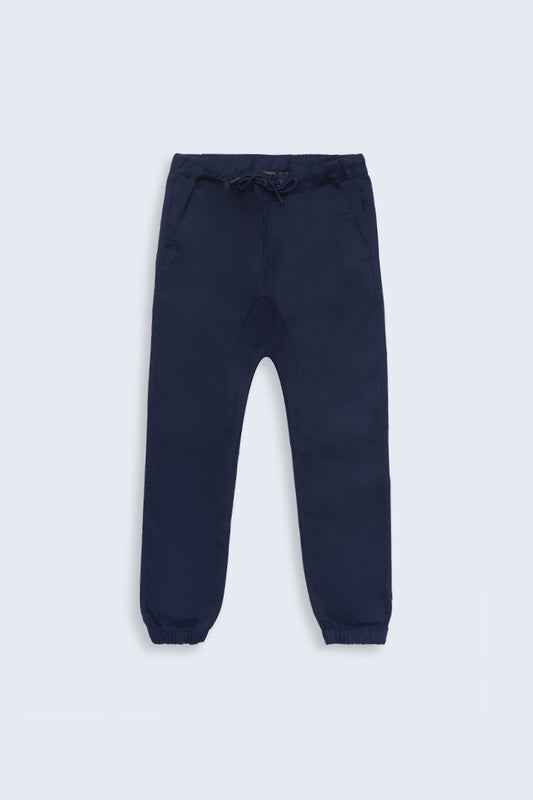 Slim Fit Twill Jogger Pants - Cougar Clothing