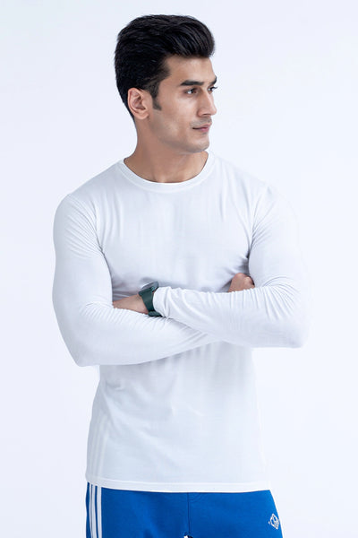 White Round Neck T-Shirt