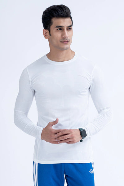 White Round Neck T-Shirt