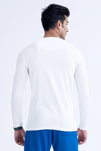 White Round Neck T-Shirt