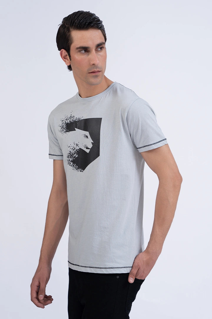 Contrast Stitch Graphic T-Shirt