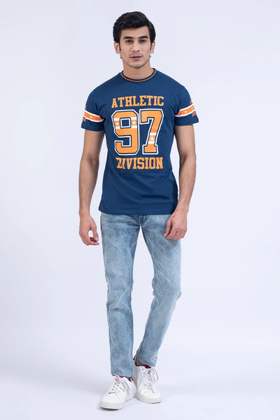 ATHELETIC Blue T-Shirt