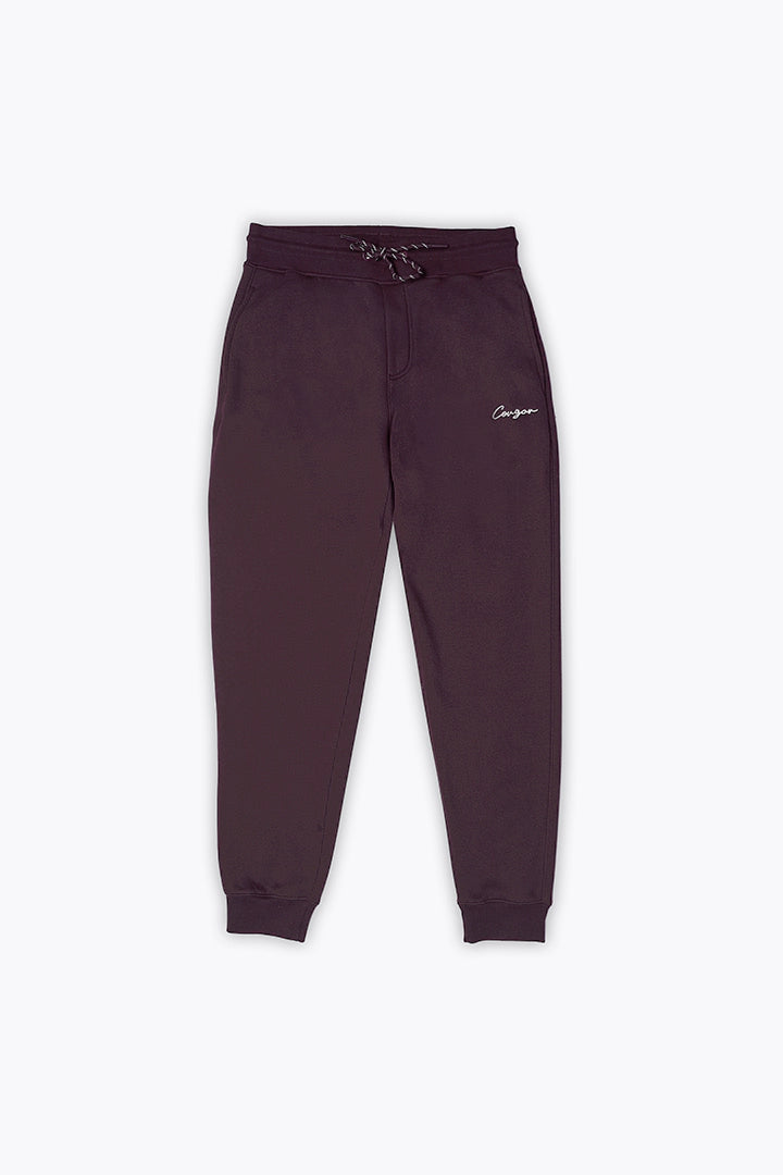 Wine Relax Fit Jogger Pants