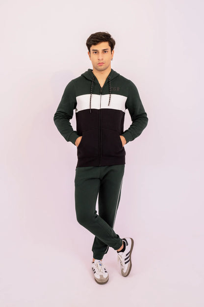 Slim Fit Jogger Pants With Side Piping - Cougar Clothing