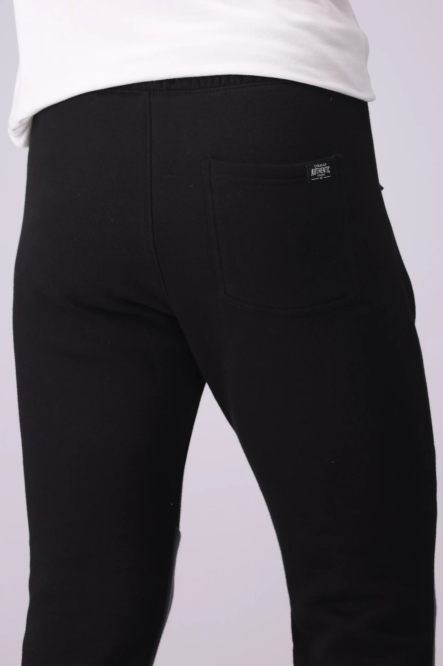 Slim Fit Contrast Paneled Jogger Pants - Cougar Clothing