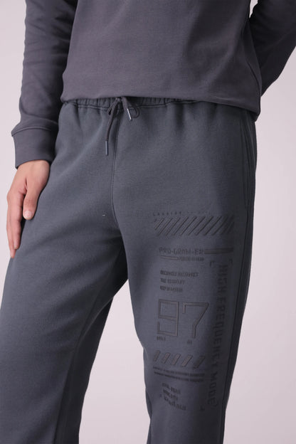 Relax Fit Striped Printed Trousers - Cougar Clothing