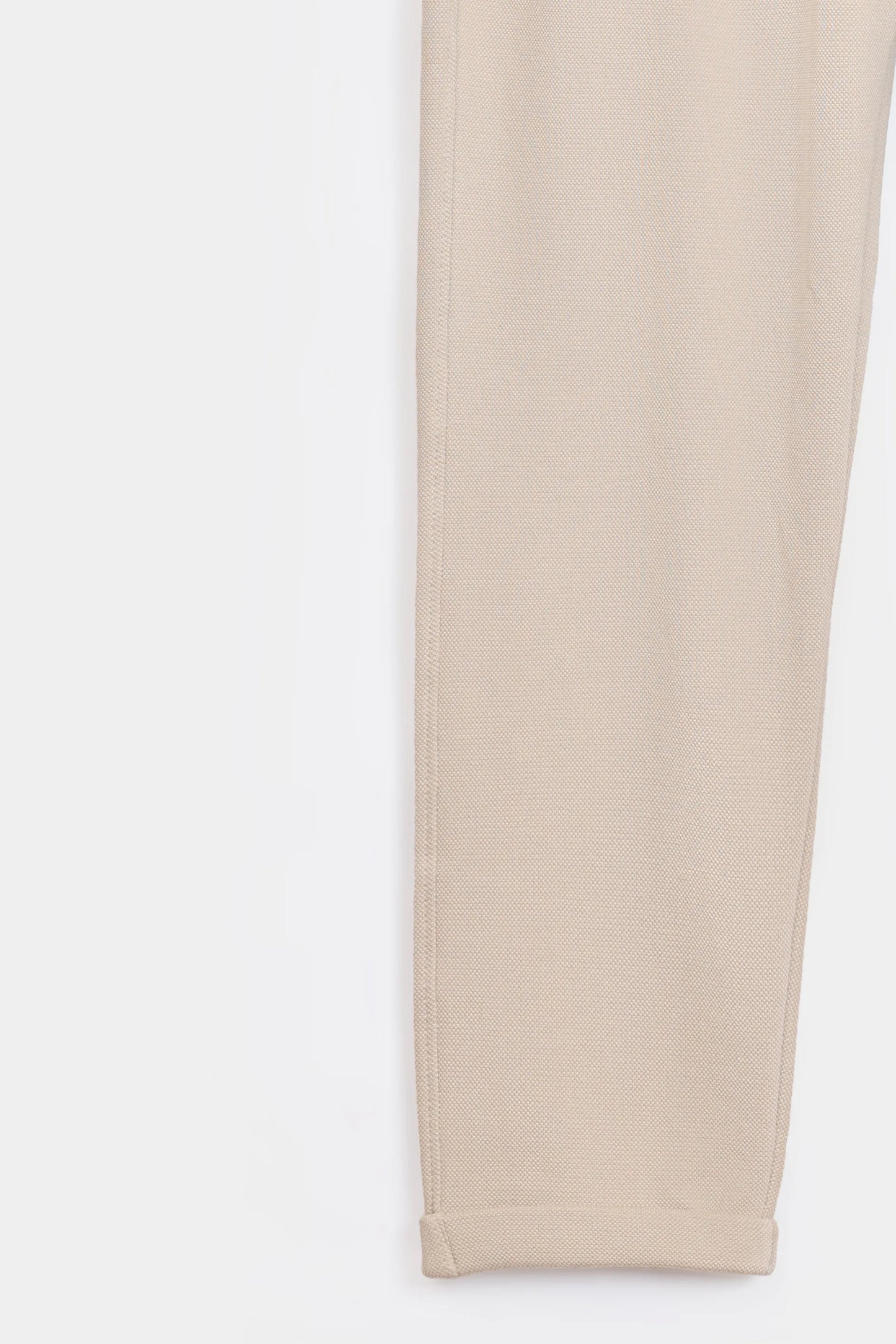 Turn-Up Knitted Trousers