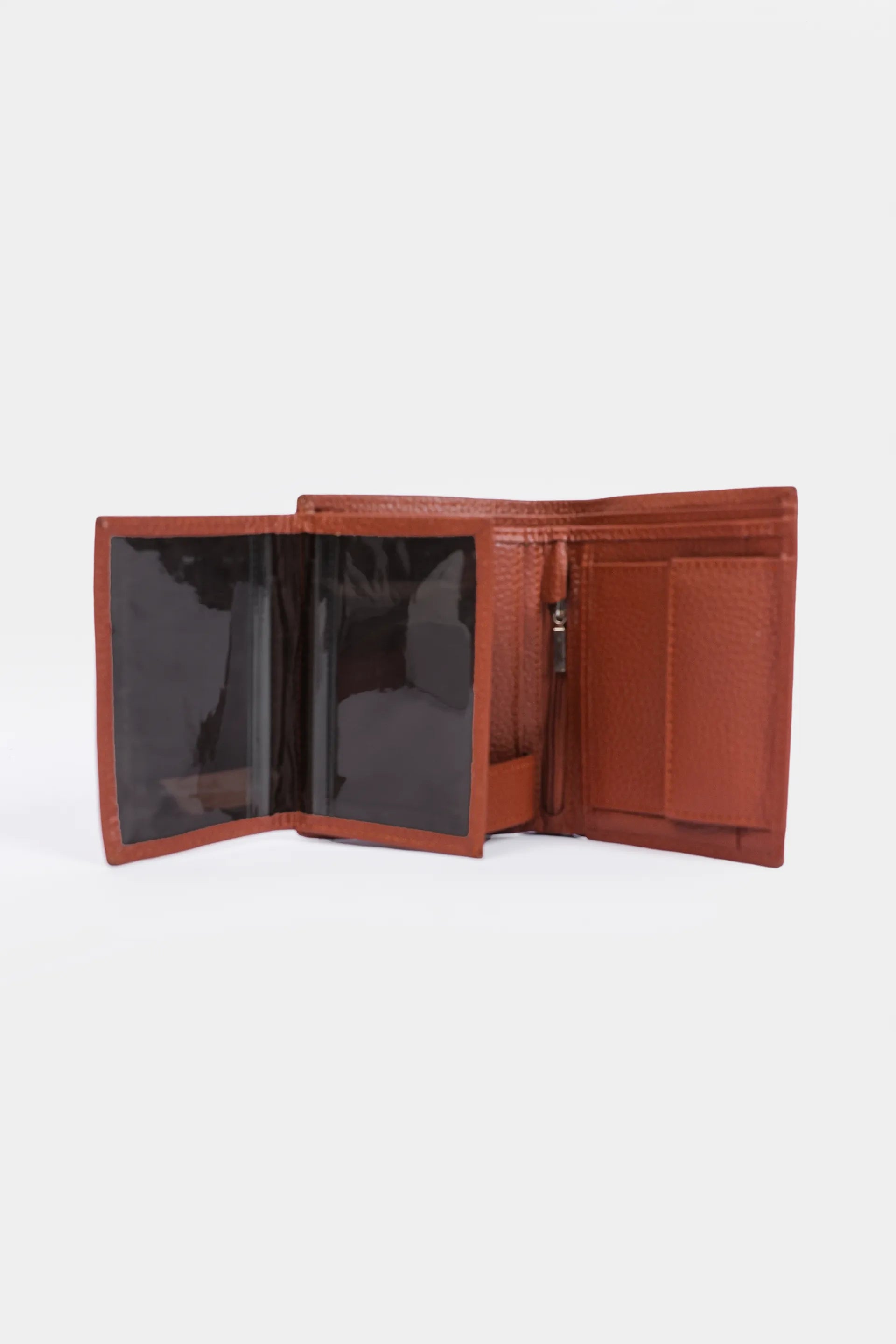 Leather Wallet With ID Window - Cougar Clothing