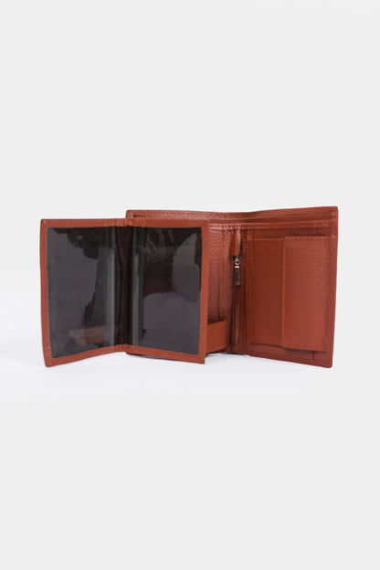 Leather Wallet With ID Window - Cougar Clothing