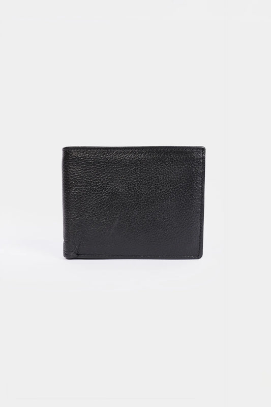 Bifold Leather Wallet With Coin Pouch - Cougar Clothing