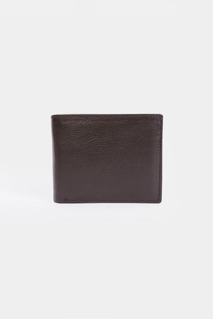 Bifold Leather Wallet With Coin Pouch - Cougar Clothing