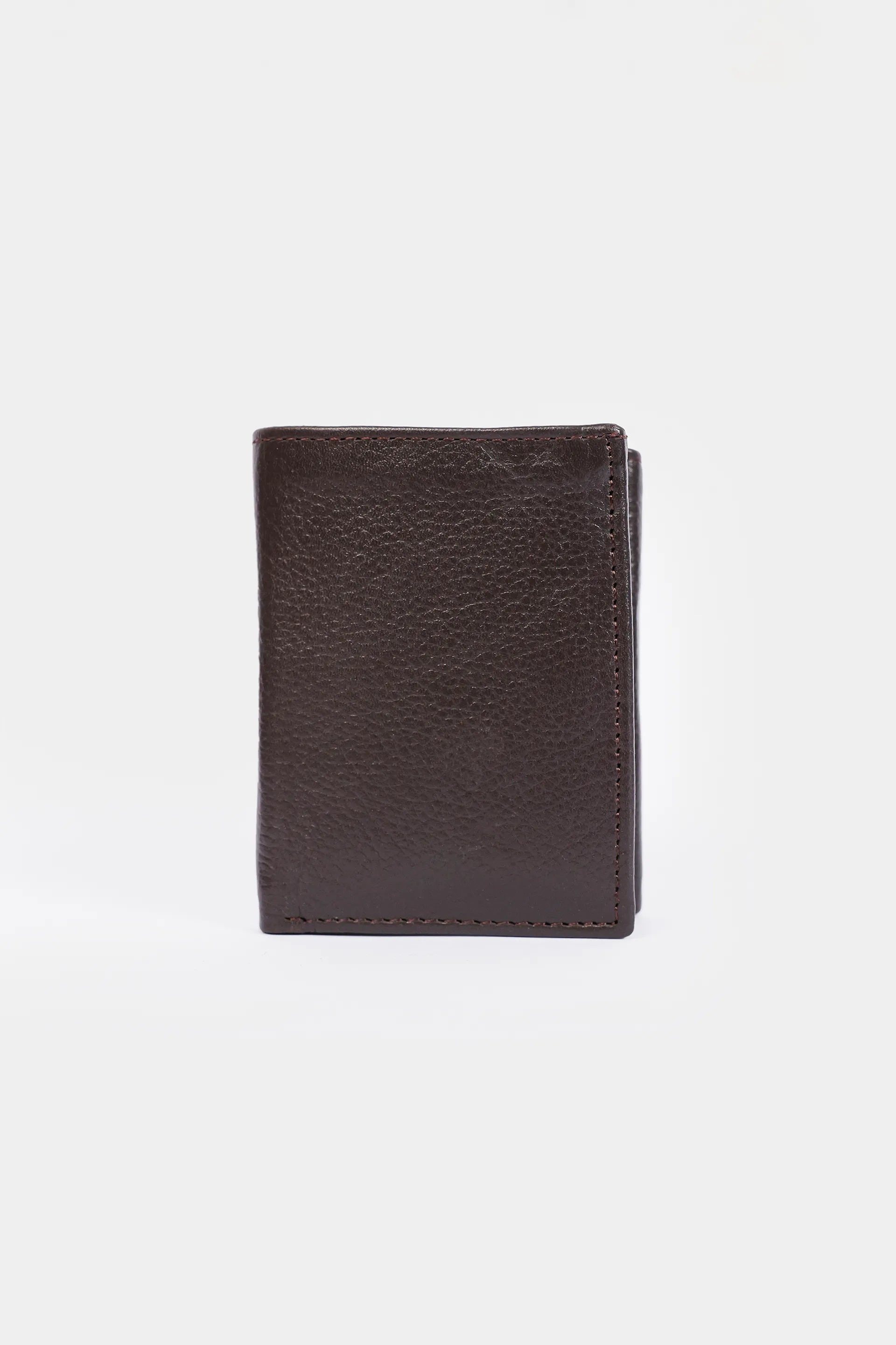 Leather Wallet With Press Stud - Cougar Clothing