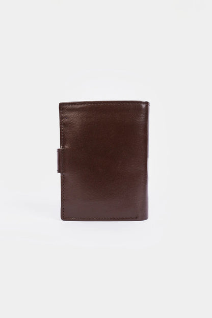 Leather Wallet With Snap Closure - Cougar Clothing