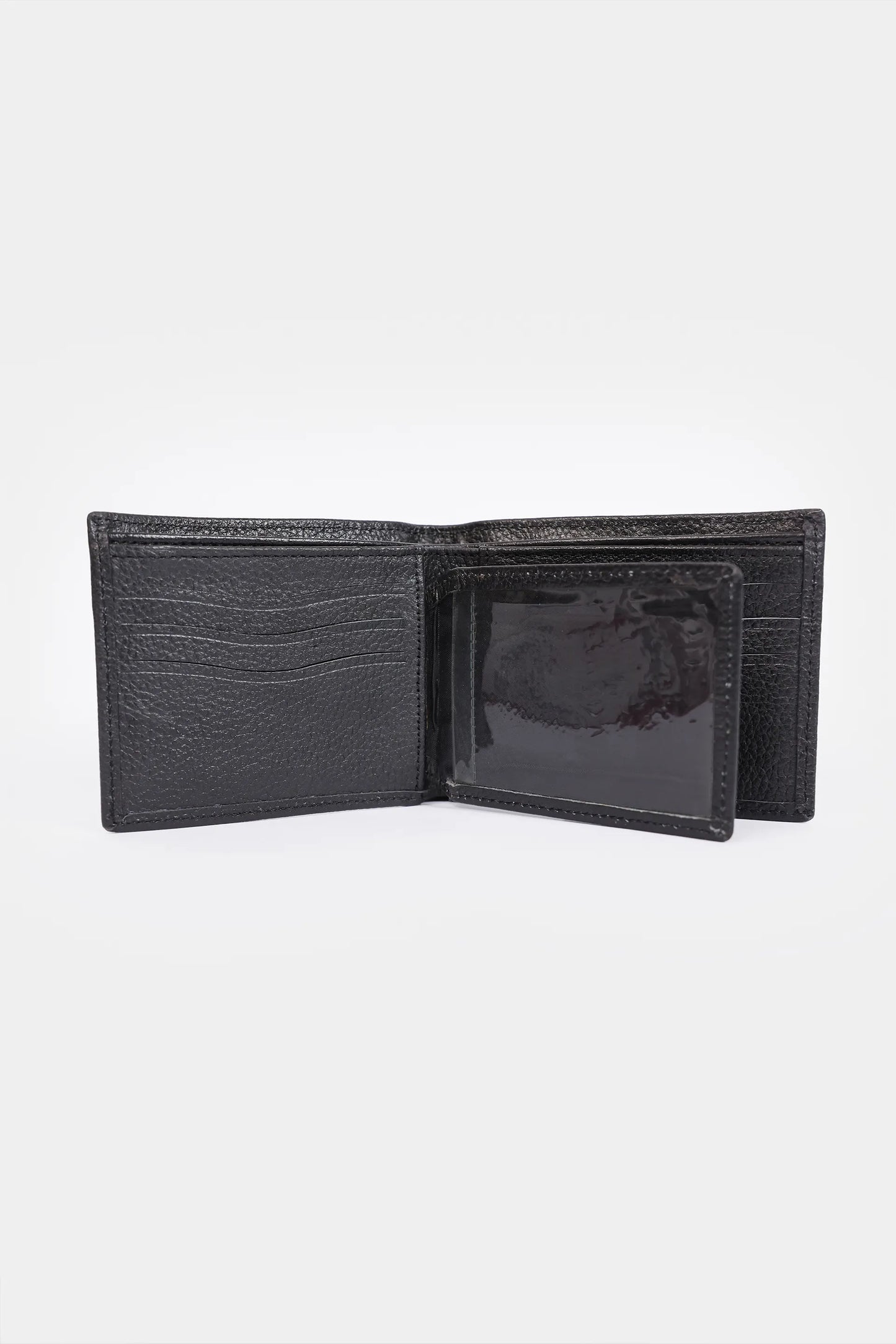 Textured Leather Wallet - Cougar Clothing