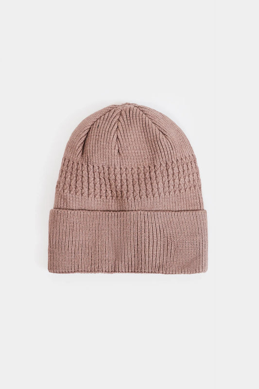 Cable Knit Beanie - Cougar Clothing
